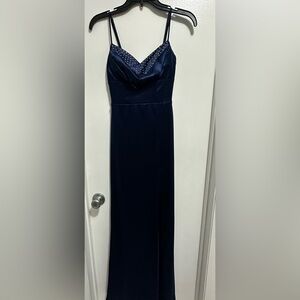 Windsor Navy Strapless Gown for Weddings